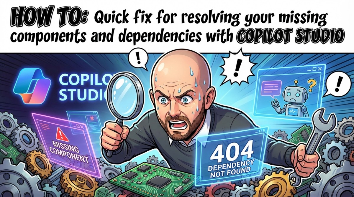 Simon looking for missing components in his agent.